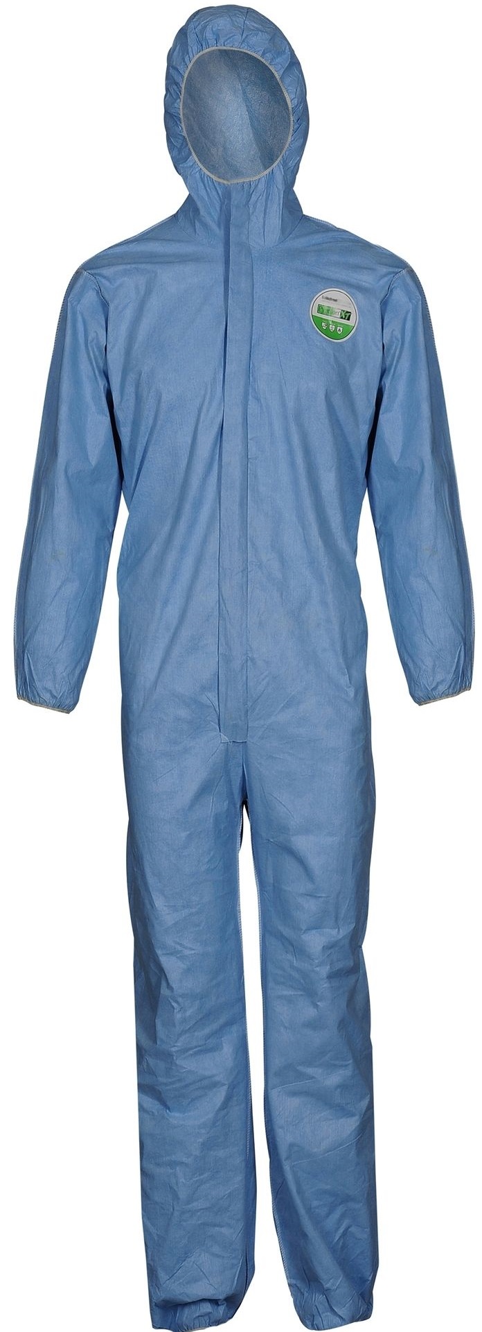 ASATEX-Einwegschutz, Einweg-Overall, Schutzanzug, Einmal-Schutzoverall, Tflammhemmend XT500, blau, VE = 25 Stk.
