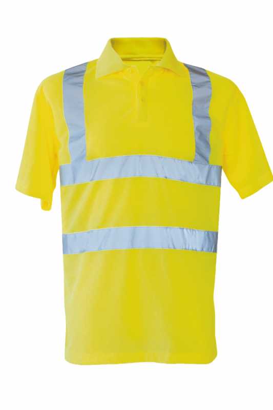 KORNTEX-Warnschutz, Hi-Viz Warn-Polo-Shirt, gelb