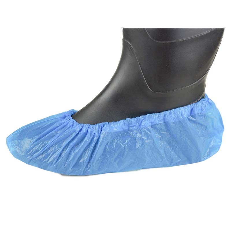 FITZNER-Einwegschutz, Einweg-CPE-Überziehschuhe, blau, VE = 1 Karton á 20 Pkg. (2000 Stk.)