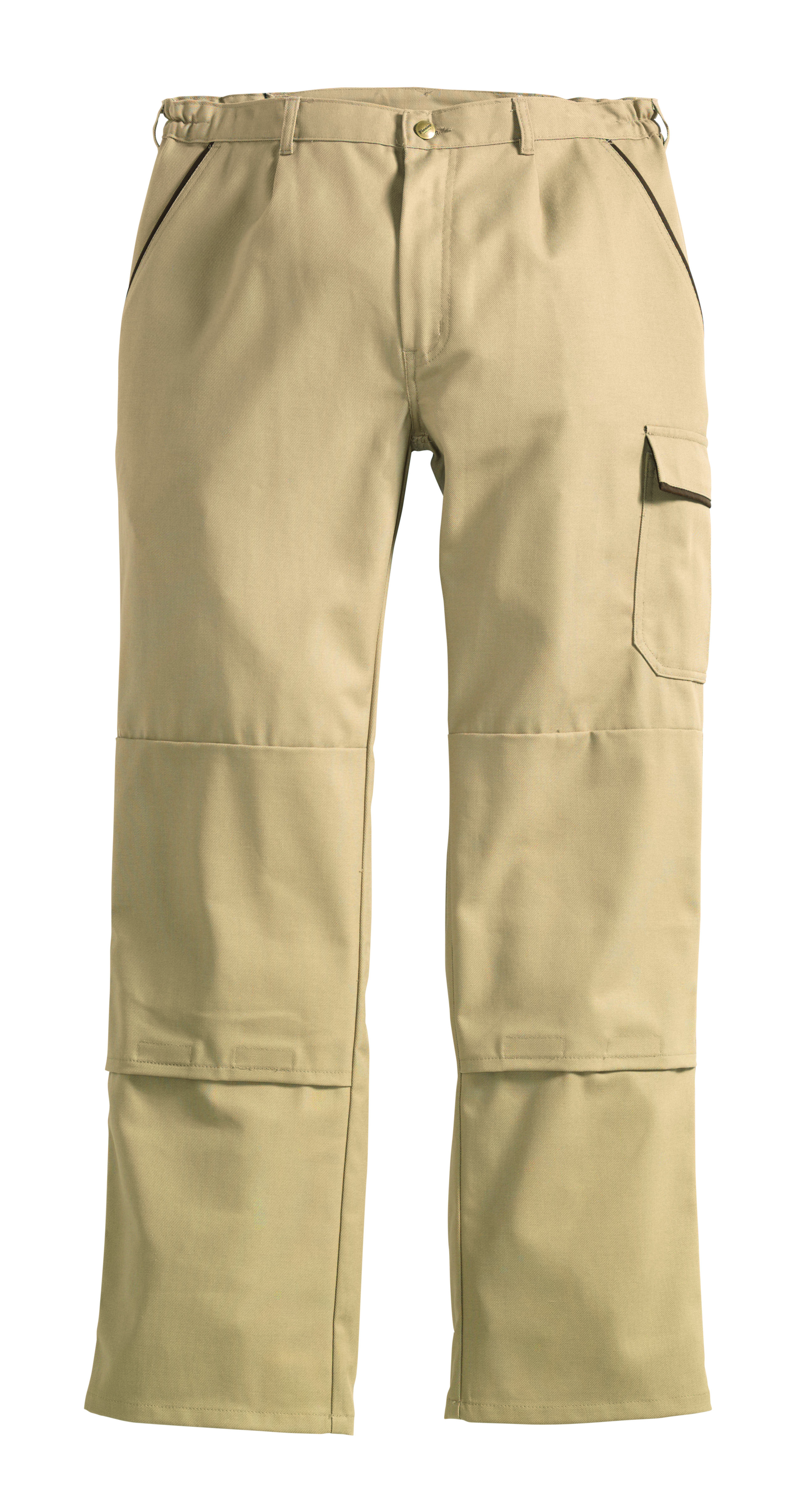 PIONIER Bundhose Arbeitshose Berufshose Workerhose Arbeitskleidung Berufskleidung TOP COTTON IMAGE beige braun ca 300g