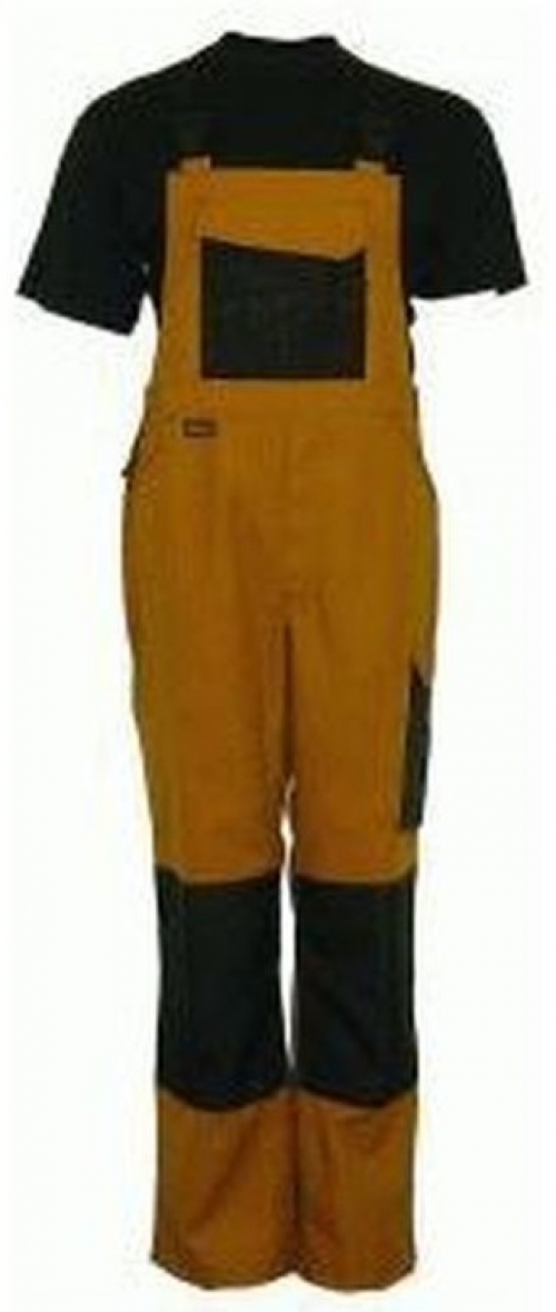 PIONIER Latzhose Arbeitslatzhose Berufslatzhose Workerhose Arbeitshose Berufshose Blaumann Canvas 2 farbig terra schwarz MG310