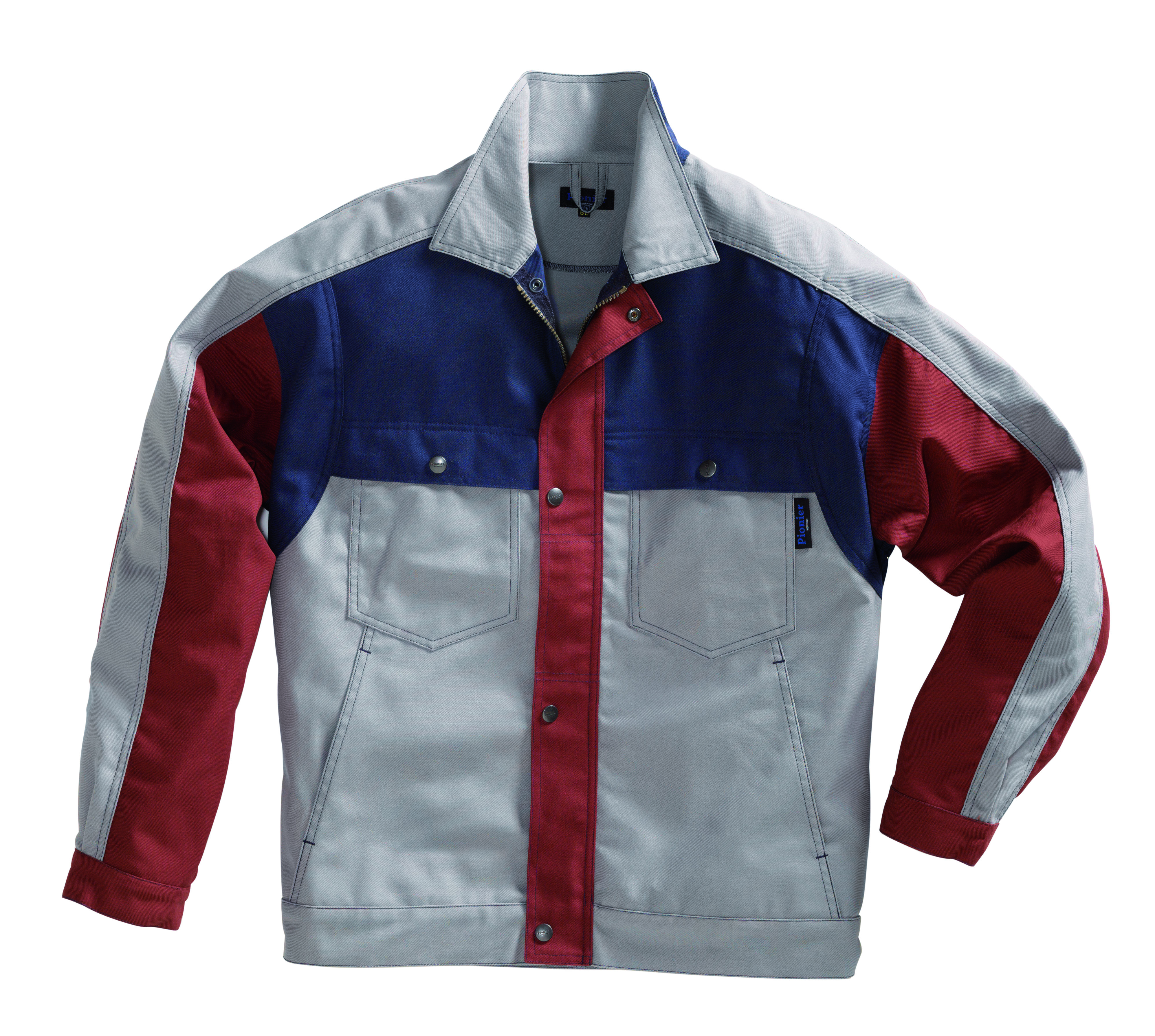 PIONIER Blouson Arbeitsjacke Berufsjacke Arbeitskleidung Berufskleidung TOP COLOUR grau marine rot ca 300g