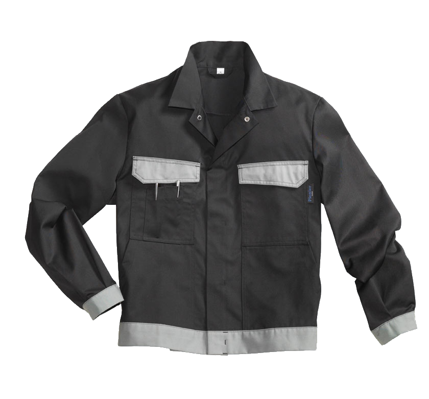Gr.48/50 PIONIER Bundjacke Arbeitsjacke Berufsjacke Schutzjacke Arbeitskleidung Berufskleidung schwarz grau