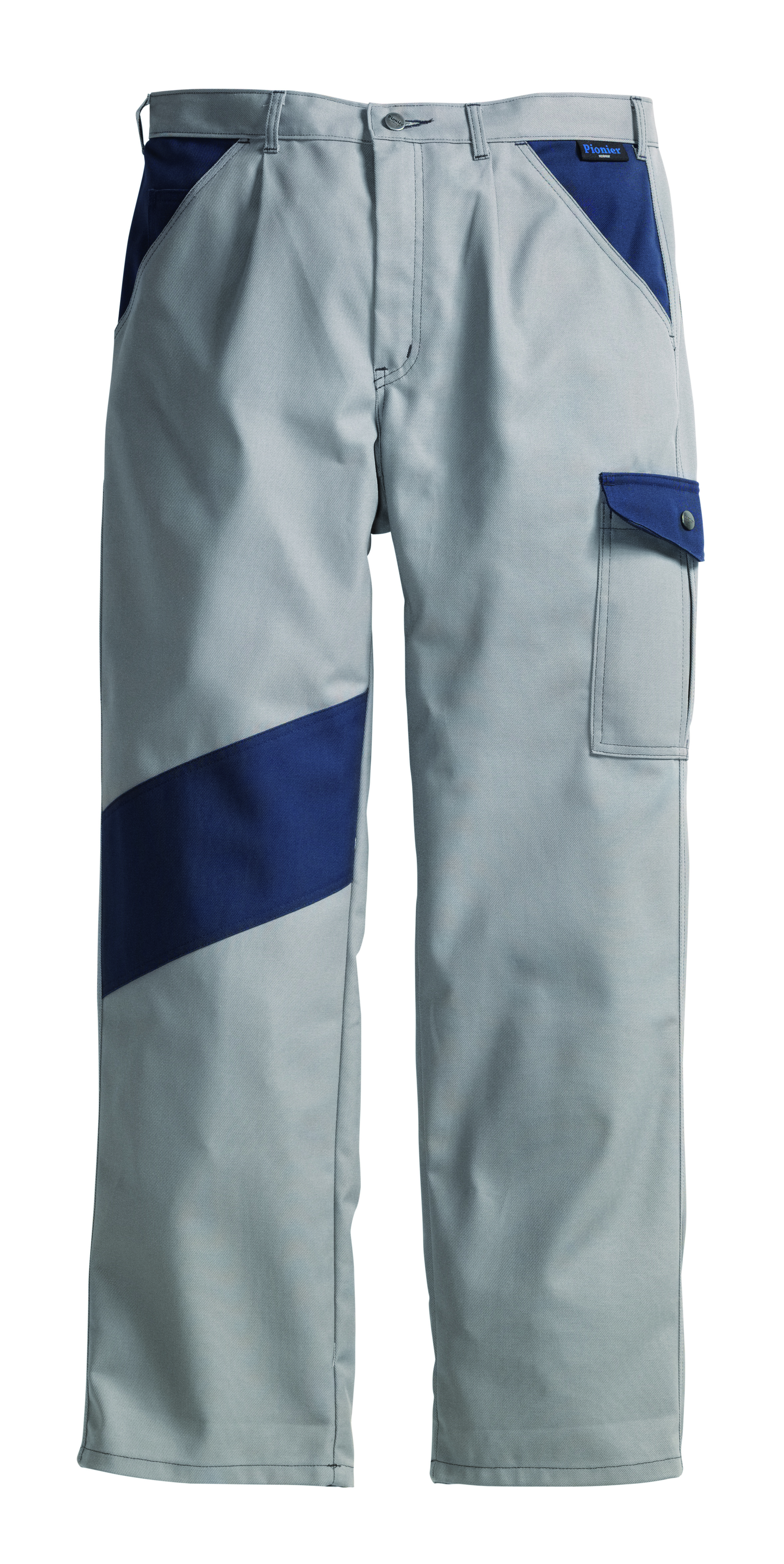 Gr.54 PIONIER Bundhose Arbeitshose Berufshose Workerhose Arbeitskleidung Berufskleidung TOP COLOUR grau marine ca 300g