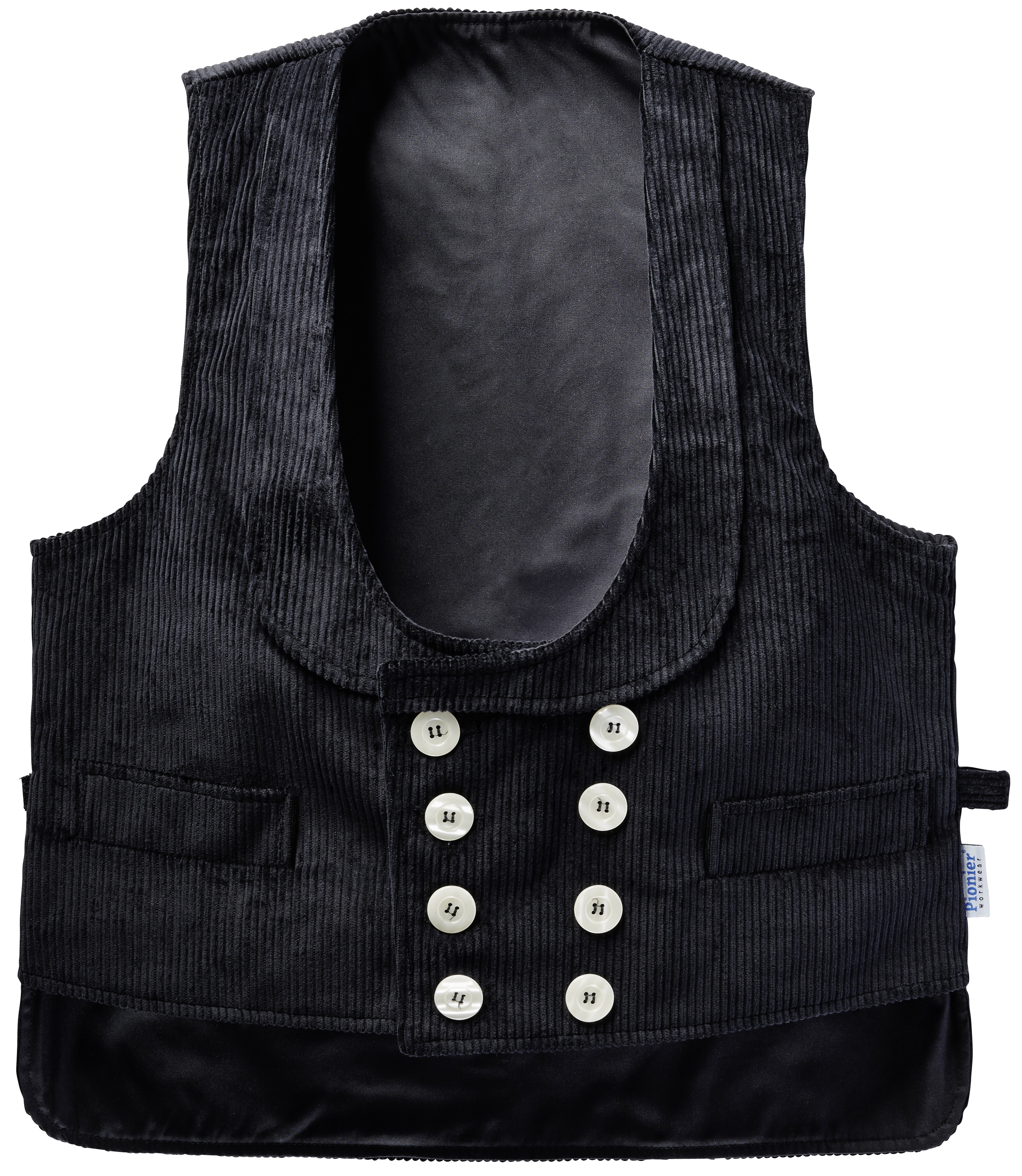 PIONIER-Zunftweste, HERFORDER, ca. 530g/m², schwarz