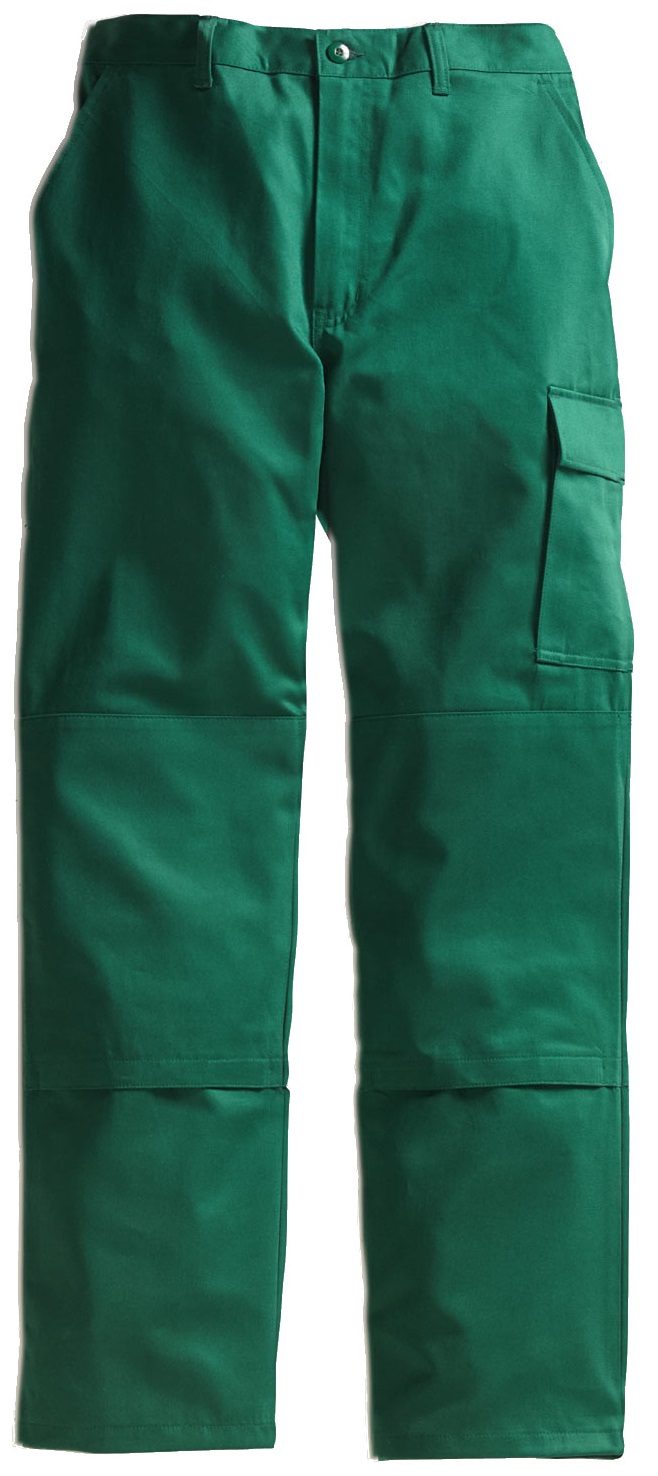 PIONIER Bundhose Arbeitshose Berufshose Workerhose Arbeitskleidung Berufskleidung COTTON PURE grün ca 280g