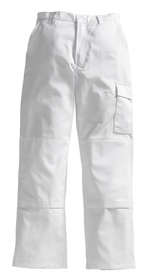 PIONIER-Bundhose, COTTON PURE, ca. 280g/m², weiss