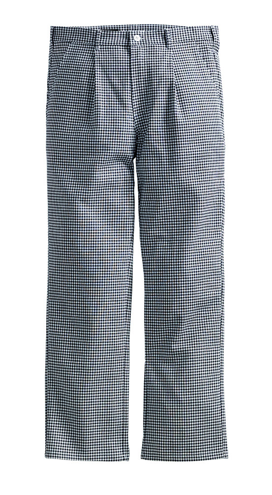 Gr.102 PIONIER Bäckerhose Kochhose Kochkleidung Bäckerkleidung Gastronomiehose schwarz weiss pepita ca 270g