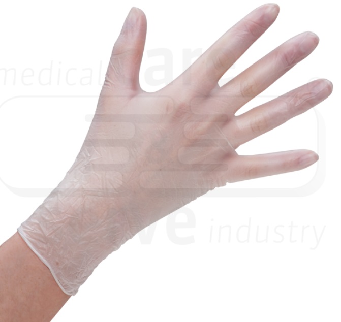 care&serve-Hygiene, Einmal-Einweg-Vinyl Handschuhe, puderfrei, Premium plus, weiß, Pkg á 100 Stück, VE: 10 Pkg