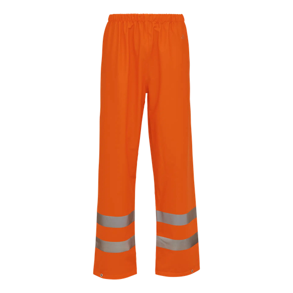 ELKA-Nässeschutz, Regenschutz, Regen-Nässe-Wetter-Schutz-Bund-Hose, DRY ZONE VSIBLE, 170g/m², warnorange