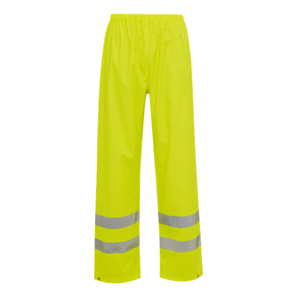 ELKA-Nässeschutz, Regenschutz, Regen-Nässe-Wetter-Schutz-Bund-Hose, DRY ZONE VSIBLE, 170g/m², warngelb
