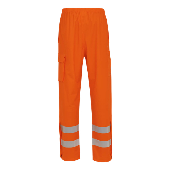 ELKA-Nässeschutz, Regenschutz, Regen-Nässe-Wetter-Schutz-Bund-Hose, EN 471, DRY ZONE OFFSHORE, 200g/m², warnorange