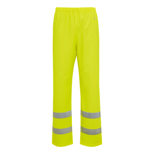 ELKA-Nässeschutz, Regenschutz, Regen-Nässe-Wetter-Schutz-Bund-Hose, EN 471, DRY ZONE OFFSHORE, 200g/m², warngelb
