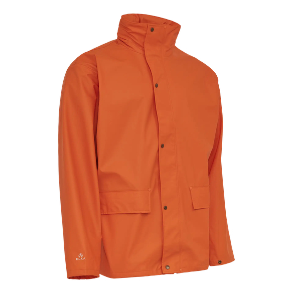 ELKA-Nässeschutz, Regenschutz, Regen-Nässe-Wetter-Schutz-Jacke, Dry Zone, orange