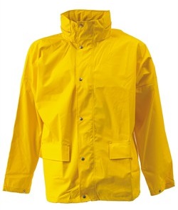 ELKA-Regenschutz, Regen-Nässe-Wetter-Schutz-Jacke, Dry Zone, gelb