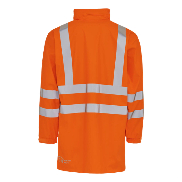 ELKA-Nässeschutz, Regenschutz, D-LUX-Regen-Nässe-Wetter-Schutz-Jacke, EN 471, DRY ZONE, 170g/m², warnorange