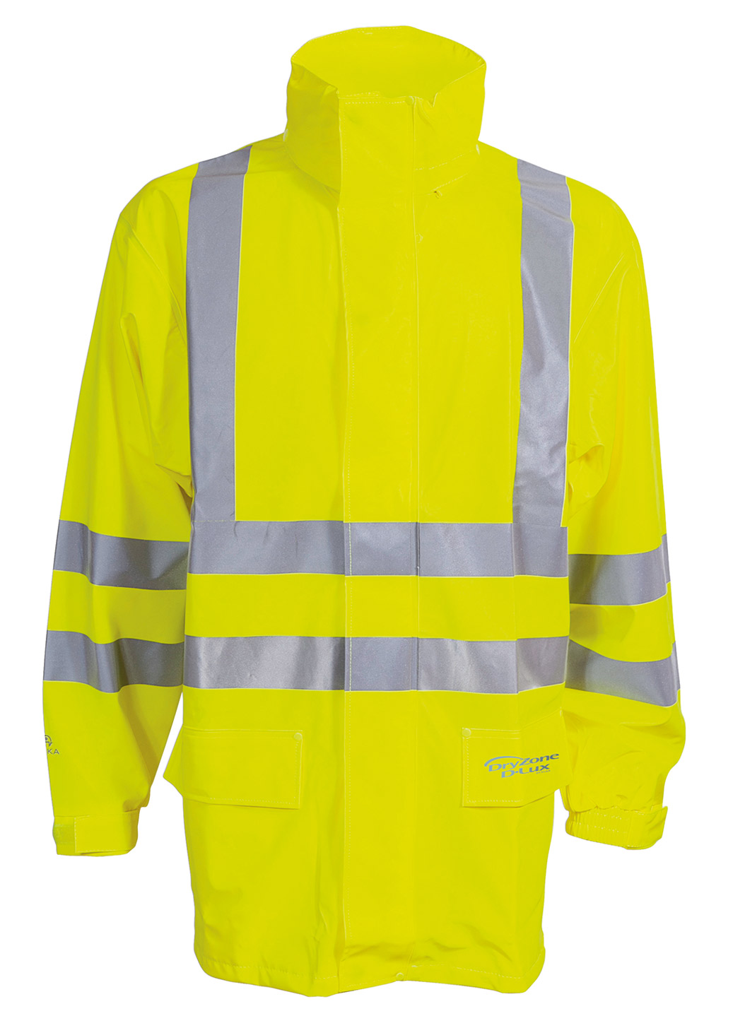 ELKA-Regenschutz, -D-LUX-Regen-Nässe-Wetter-Schutz-Jacke,EN 471, DRY ZONE, 170g/m², warngelb