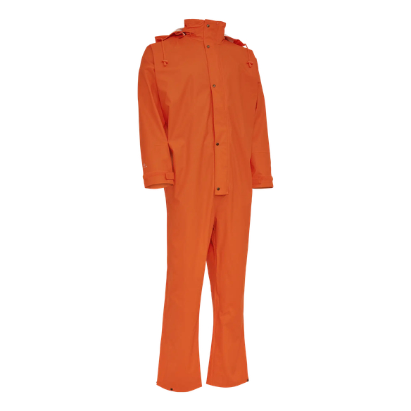 ELKA-Nässeschutz, Regenschutz, Regen-Nässe-Wetter-Schutz, Overall-Schutzanzug, Dry Zone, orange