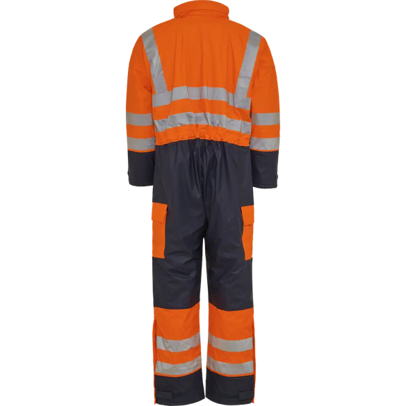 ELKA-Warnschutz, Thermo Overall, EN 20471, DRY ZONE VISIBLE, warnorange/marine