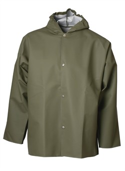 ELKA-Regenschutz,  Regen-Nässe-Wetter-Schutz-Jacke, PVC Light, oliv