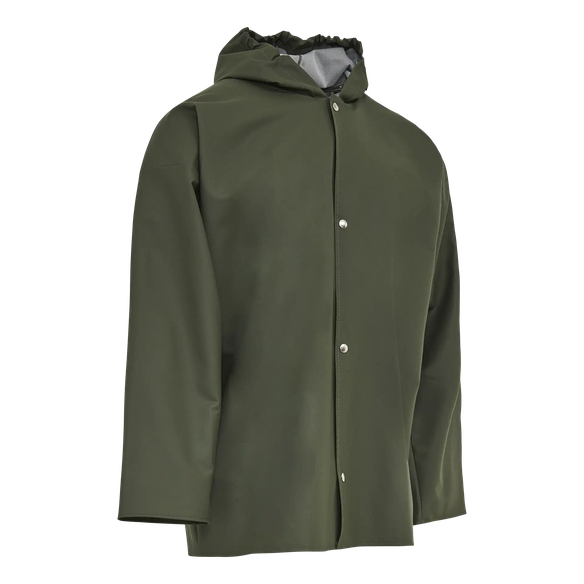 ELKA-Nässeschutz, Regenschutz, Regen-Nässe-Wetter-Schutz-Jacke, PVC Light, oliv