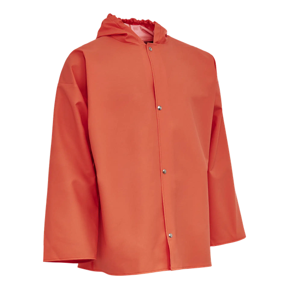 ELKA-Nässeschutz, Regenschutz, Regen-Nässe-Wetter-Schutz-acke, PVC Light, orange