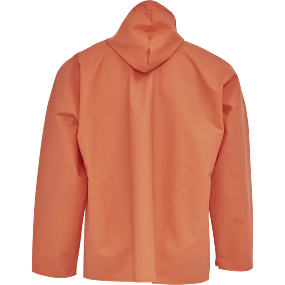 ELKA-Nässeschutz, Regenschutz, Regen-Nässe-Wetter-Schutz-acke, Schlupf-Jacke, PVC Light, orange