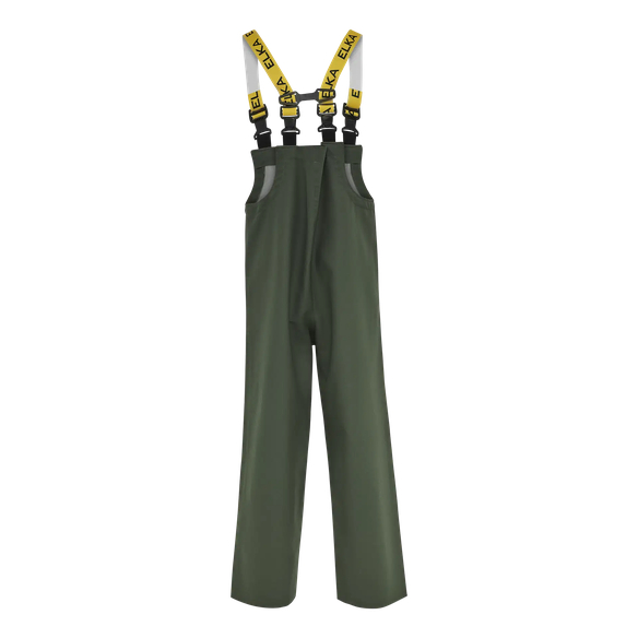 ELKA-Nässeschutz, Regenschutz, Regen-Nässe-Wetter-Schutz, Latzhose, PVC Light, oliv