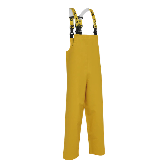 ELKA-Nässeschutz, Regenschutz, Regen-Nässe-Wetter-Schutz, Latzhose, PVC Light, gelb