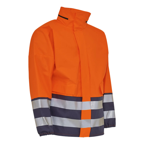 ELKA-Warnschutz, Warn-Jacke, 220g/m², warnorange/marine