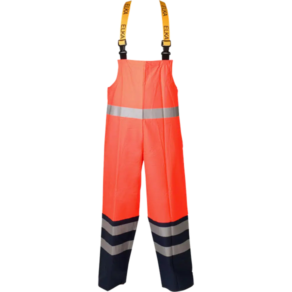 ELKA-Warnschutz, Warn-Latzhose, 220g/m², warnorange/marine