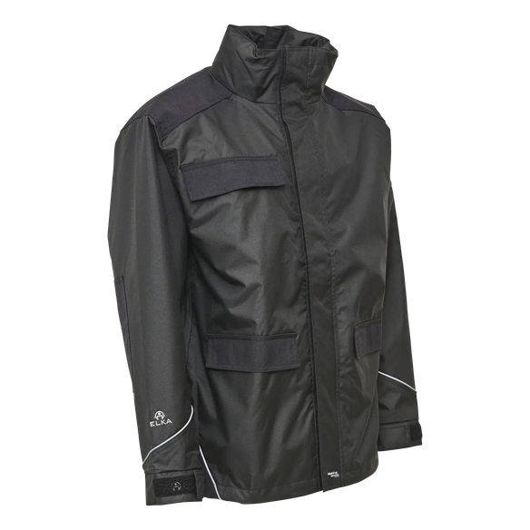 ELKA-Nässeschutz, Regenschutz, Regen-Nässe-Wetter-Schutz-Jacke, WORKING XTREME, schwarz