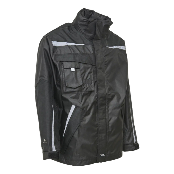 ELKA-Nässeschutz, Regenschutz, Regen-Nässe-Wetter-Schutz-Jacke, WORKING XTREME, schwarz