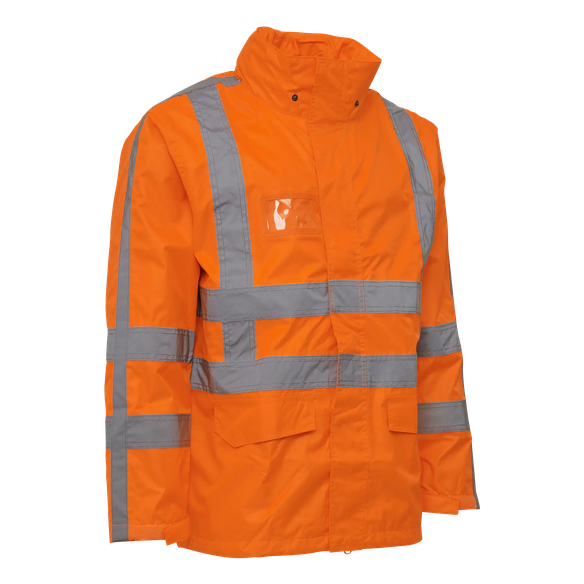 ELKA-Nässeschutz, Regenschutz, Regen-Nässe-Wetter-Schutz-Jacke, VISIBLE XTREME, warnorange