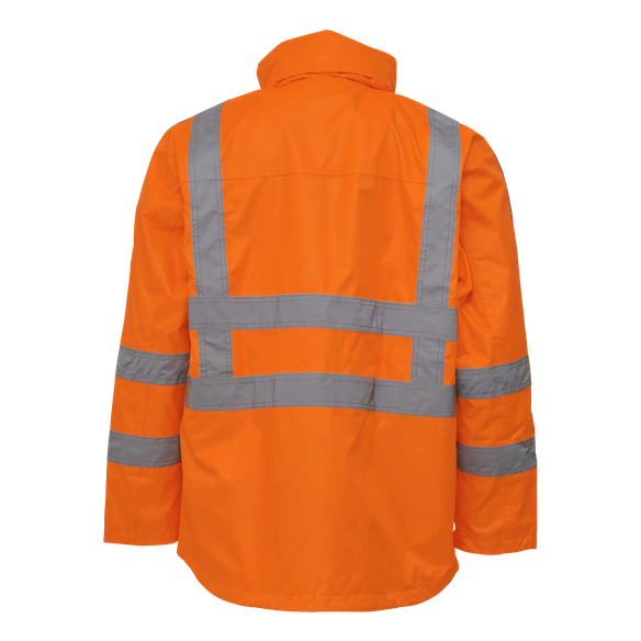 ELKA-Nässeschutz, Regenschutz, Regen-Nässe-Wetter-Schutz-Jacke, VISIBLE XTREME, warnorange