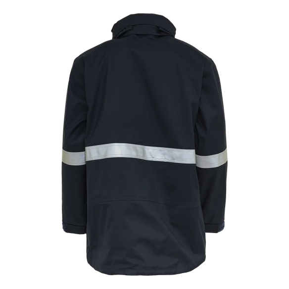 ELKA-Kälteschutz, -Winter-Arbeits-Berufs-Parka, Multinorm, mit Störlichtbogen, ANTIFLAME-ANTISTATIC, navy