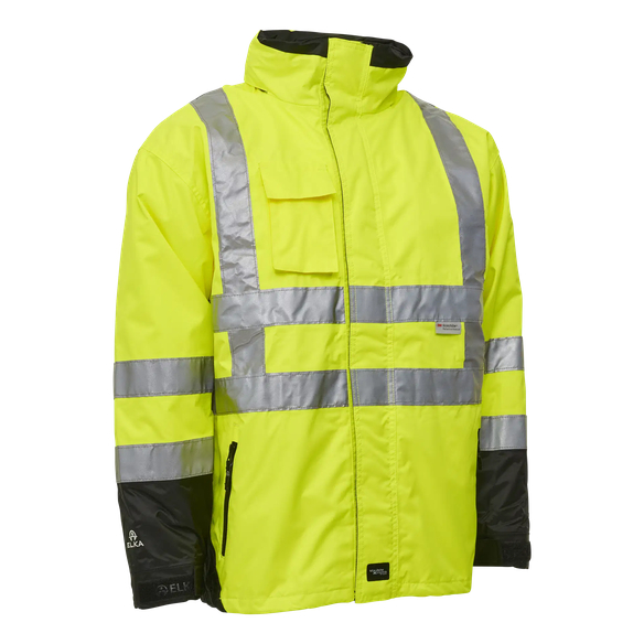ELKA-Warnschutz, Warn-Jacke, 2-in1, VISIBLE XTREME, warngelb/schwarz