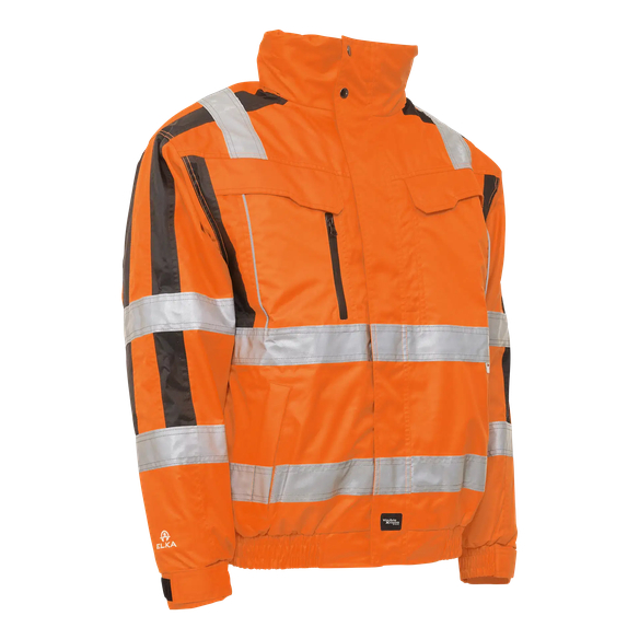 ELKA-Warnschutz, Warn-Pilotenjacke, 2-in1, VISIBLE XTREME, warnorange/schwarz