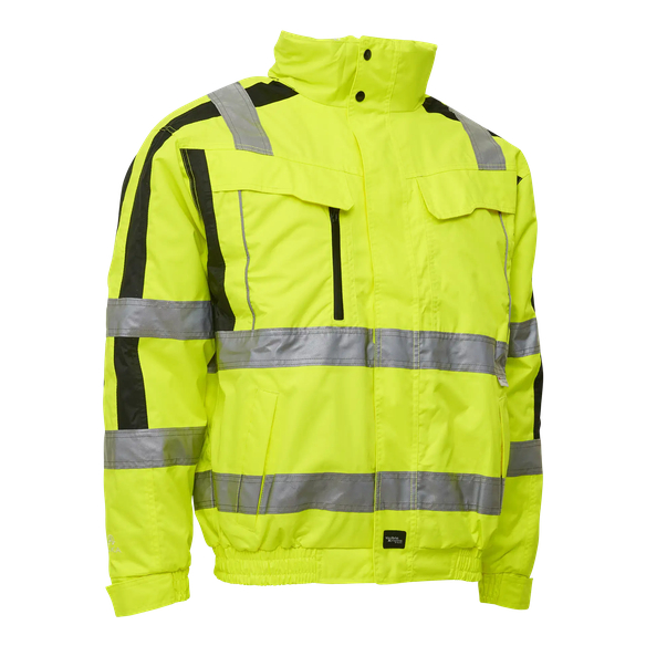 ELKA-Warnschutz, Warn-Pilotenjacke, 2-in1, VISIBLE XTREME, warngelb/schwarz