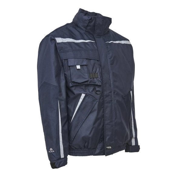ELKA-Kälteschutz, -Kälte-Schutz, Winter-Arbeits-Berufs-Piloten-Jacke, 2-in 1, WORKING XTREME, marine