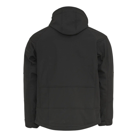 ELKA-Kälteschutz,  Softshell Arbeits Berufs Jacke Arbeitsjacke Berufsjacke Schutzjacke mit Kapuze schwarz