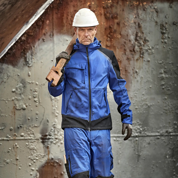 ELKA-Kälteschutz, -Softshelljacke, WORKING XTREME, royalblau/schwarz