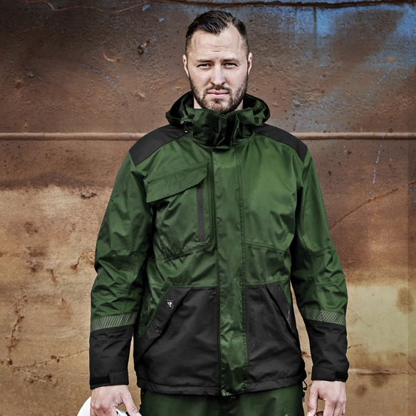 ELKA-Kälteschutz, -Stretch-Jacke, Working Xtreme, grün/schwarz