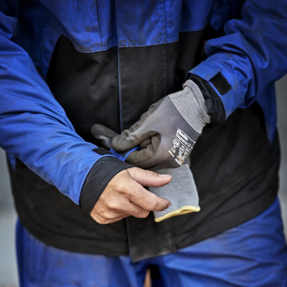 ELKA-Kälteschutz, -Stretch-Winterjacke, Working Xtreme, royalblau/schwarz