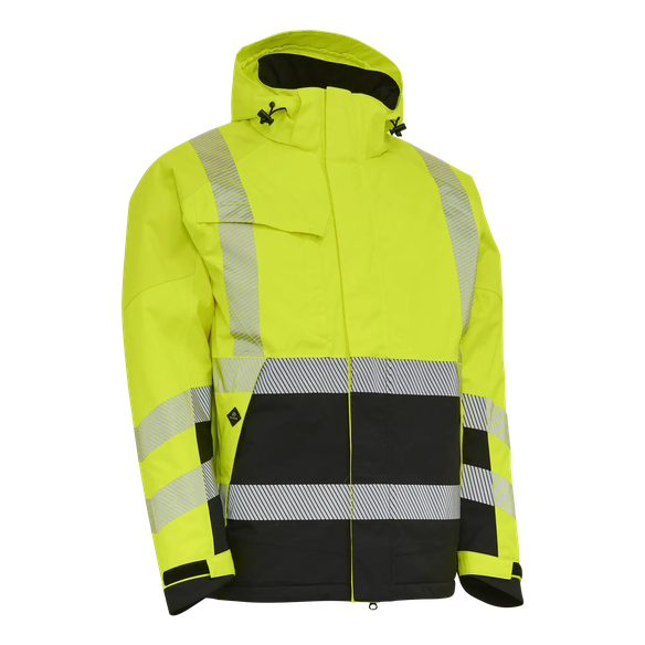 ELKA-Warnschutz, Stretch-Winterjacke, Visible Xtreme, warngelb/schwarz