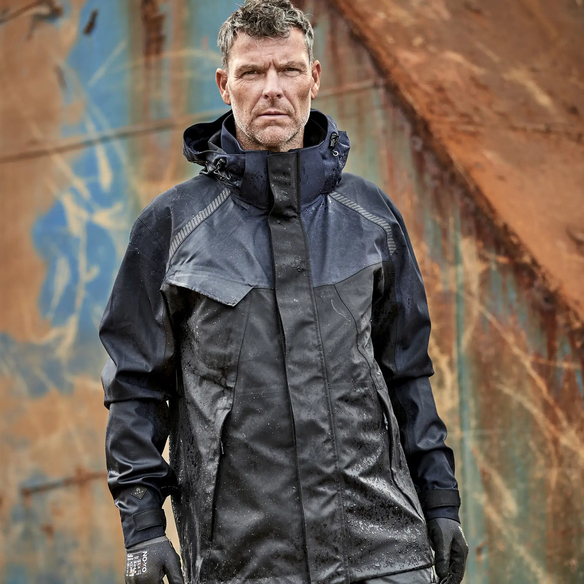 ELKA-Kälteschutz, -Stretch-Jacke, 3 Lagen, Working Xtreme, marine/schwarz