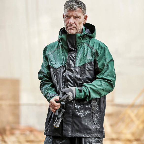 ELKA-Kälteschutz, -Stretch-Jacke, 3 Lagen, Working Xtreme, grün/schwarz