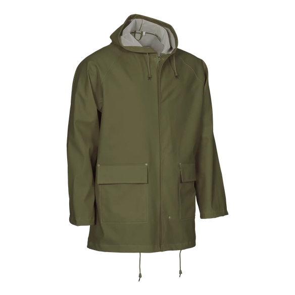 ELKA-Nässeschutz, Regenschutz, Regen-Nässe-Wetter-Schutz-Jacke, OUTDOOR, 310g/m², oliv