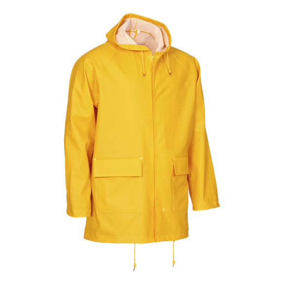 ELKA-Nässeschutz, Regenschutz, Regen-Nässe-Wetter-Schutz-Jacke, OUTDOOR, 310g/m², gelb