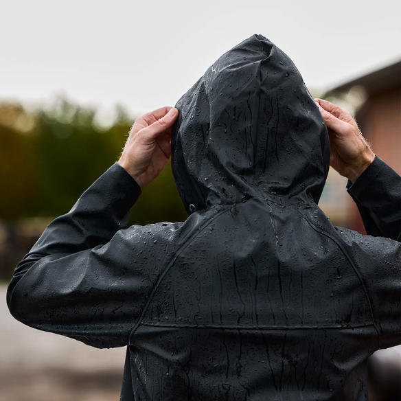 ELKA-Nässeschutz, Regenschutz, Regen-Nässe-Wetter-Schutz-Jacke, OUTDOOR, 310g/m², schwarz